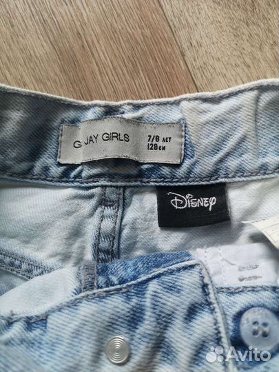 Джинсовые шорты, вещи на девочку 128