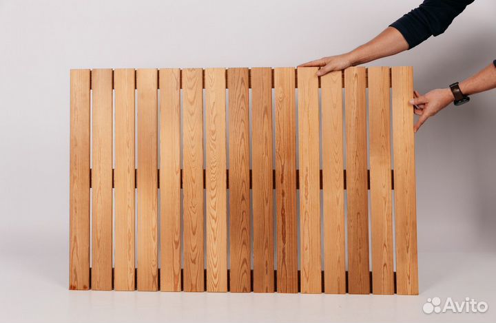 Трапик 390х1190х30 мм для бани и сауны