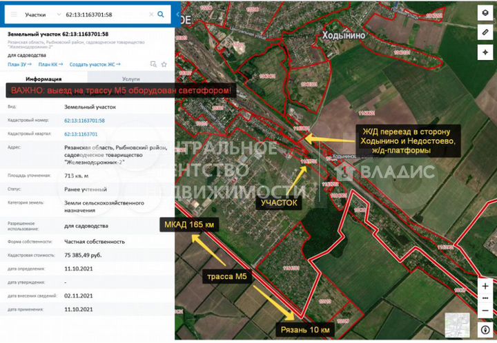 Участок 7,1 сот. (СНТ, ДНП)