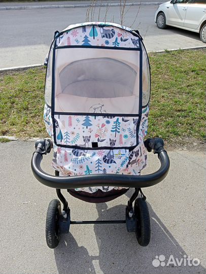 Дождевик на коляску универсальный Little Maks