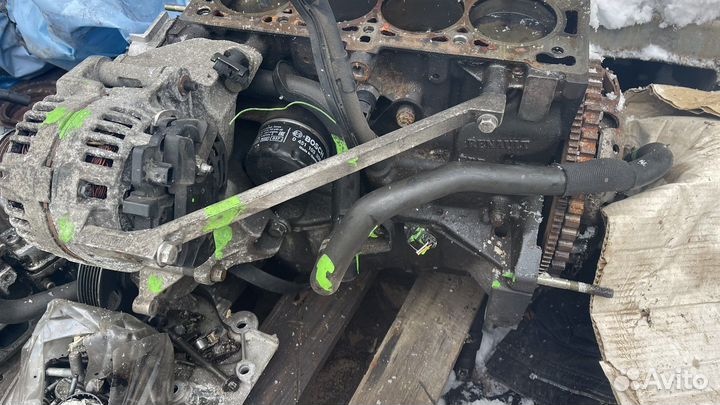 Двигатель рено renault k4j k4m 1.4 16v