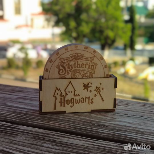 Подставка для кружек Гарри Поттер 4шт