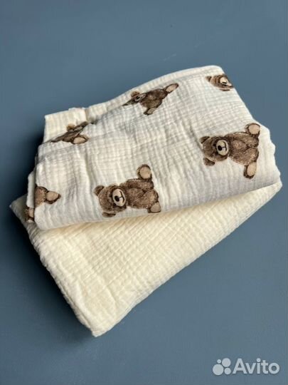 Пеленки муслиновые для малыша 120*90