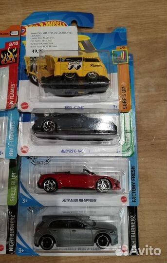 Hot wheels модели по 300