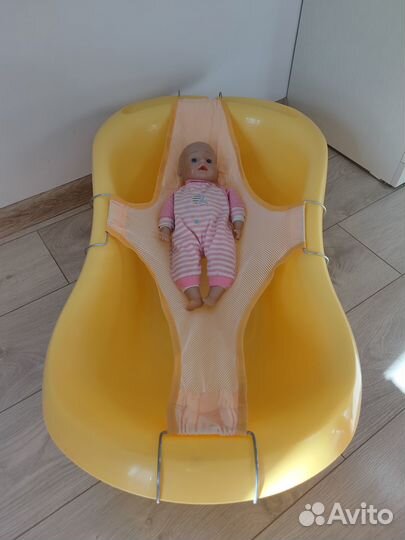 Комплект для купания: ванночка, гамак, горка, стул