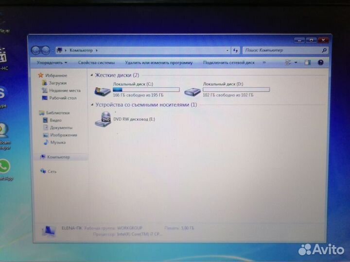 Ноутбук леново G560 I7