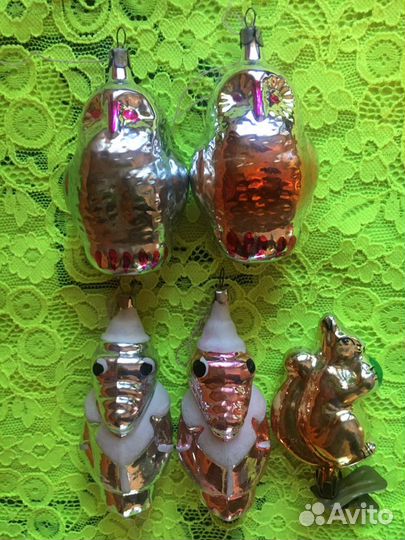 Елочные игрушки СССР