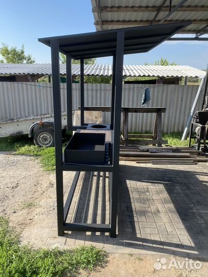 Мангальная зона лофт