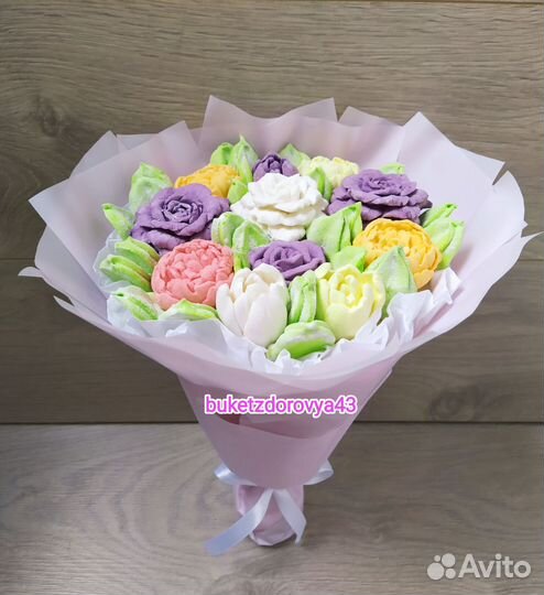 Зефирные букеты на заказ