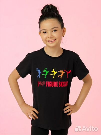 Футболка детская для фигурного катания