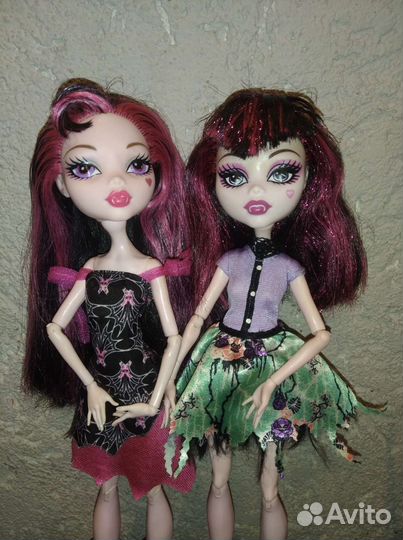 Куклы Монстер Хай Клео де нил и Дракулаура