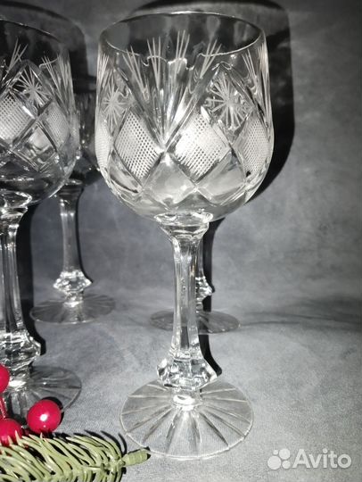 Хрустальные фужеры 