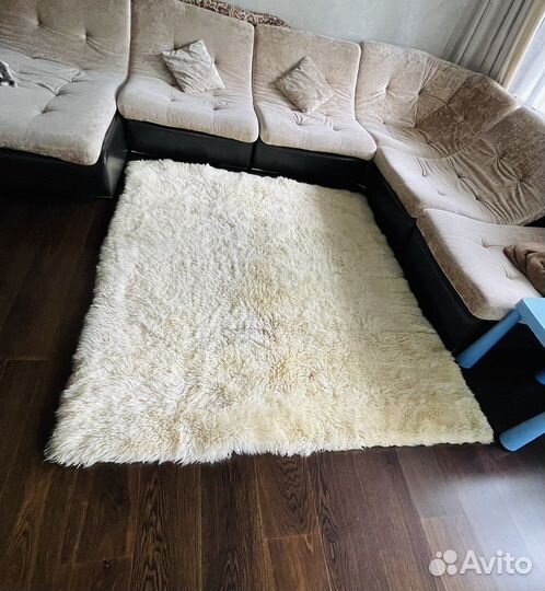 Ковер из овечьих шкур (185х220)