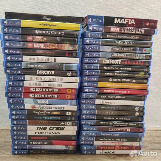 Игровые диски на ps4