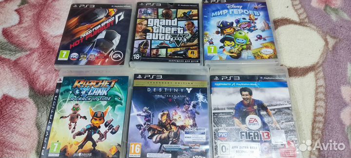Игровые диски на ps3