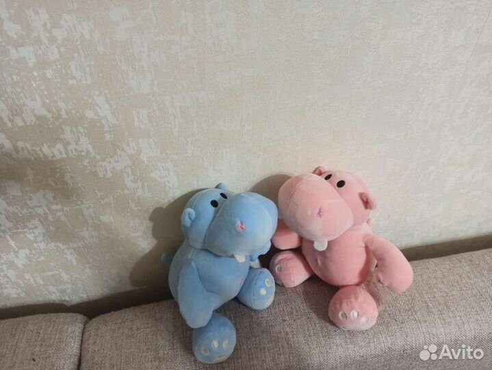 Мягкая игрушка бегемот