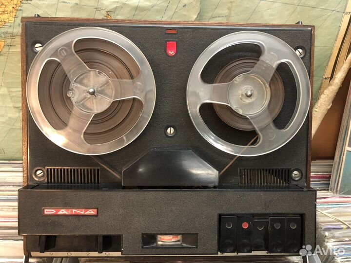 Магнитофон катушечный.Дайна (daina) elfa