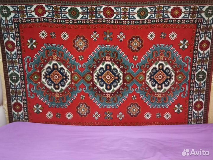 Ковер шерстяной 2 м x 1,5 м