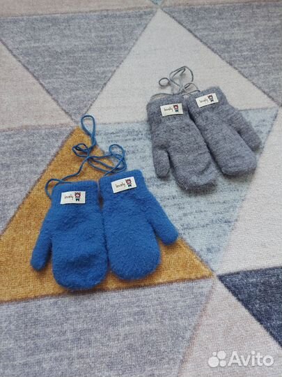 Варежки зимние детские