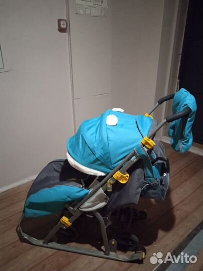 Санки коляска ника 7-2