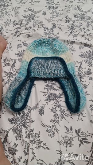 Шапка шлем для девочки зимняя 52 54