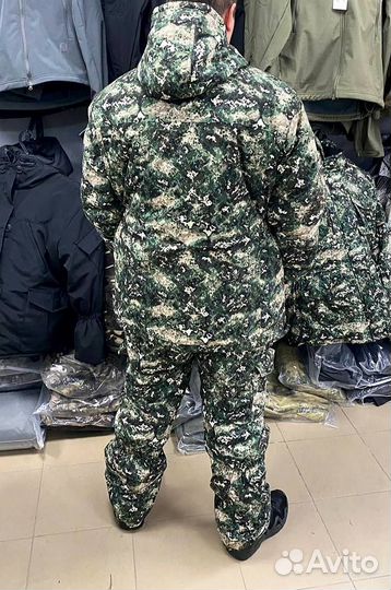 Костюм Горка Мембрана Зеленый Пиксель Премиум