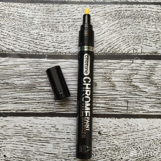 Маркер-краска с зеркальным эффектом, металлик