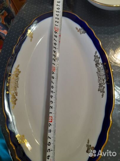 Салатники блюда селедочницы дулево кобальт