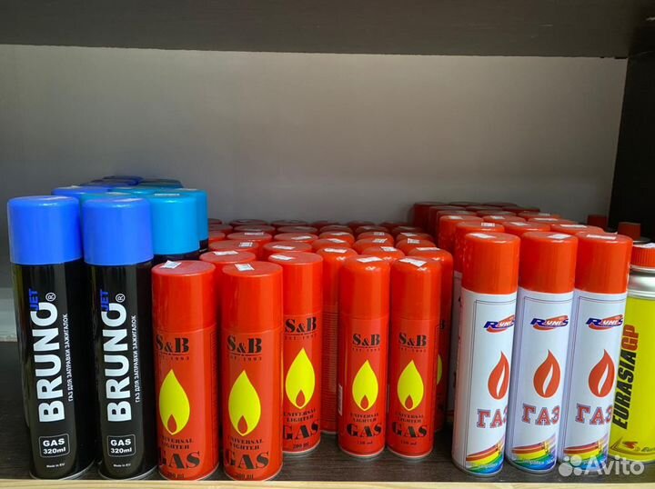 Газ для зажигалок