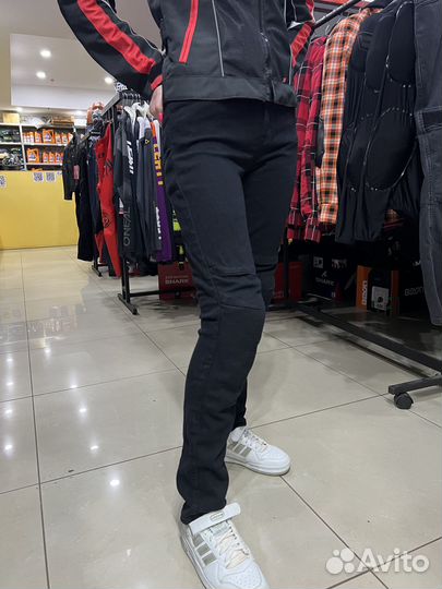 Starks Мотоджинсы zena Slim Fit, черный