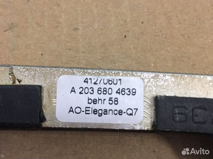 Рамка магнитолы Mercedes W203 (3091)