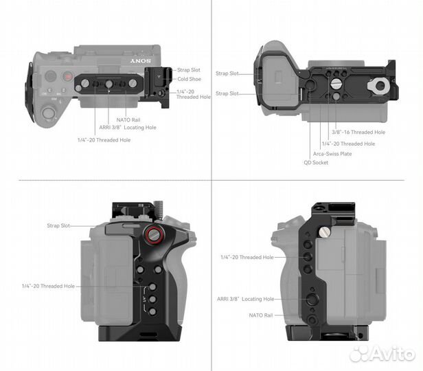 Клетка SmallRig 4183 для Sony FX30 / FX3