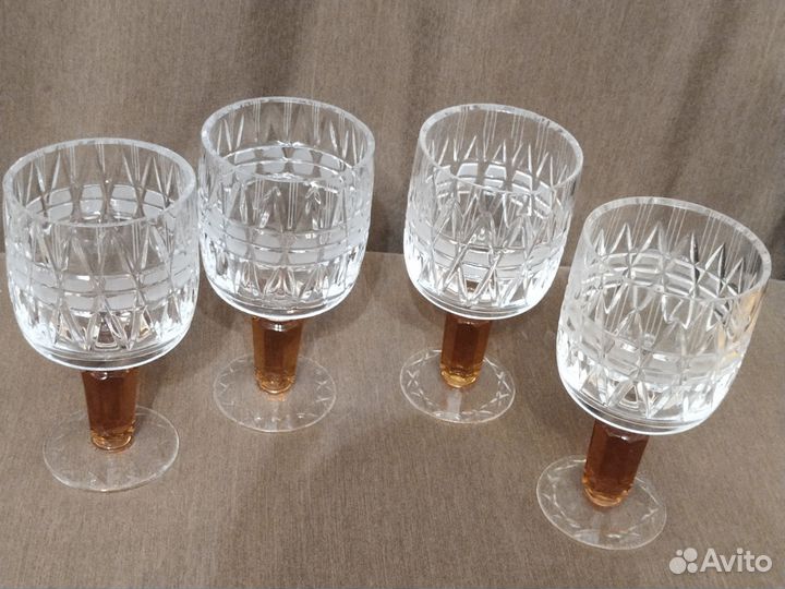 Фужеры хрустальные СССР