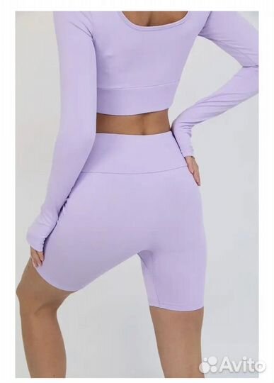 Фиолетовый Костюм для спорта, фитнеса и йоги,42