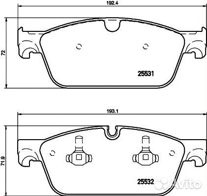 К-т дисков. тормоз. колодок