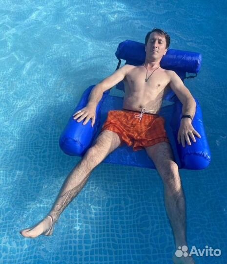 Надувное кресло шезлонг