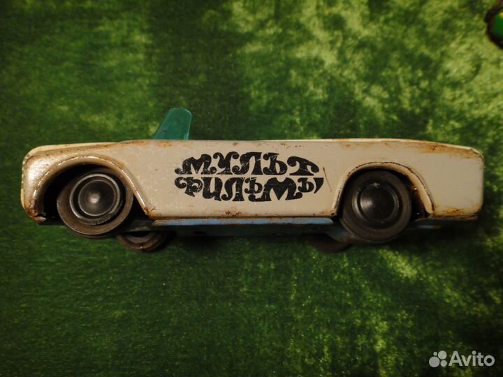 Детская Жестяная Машинка Игрушка СССР Олимпиада 80