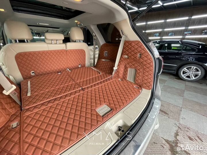 3D Коврики в багажник для Nissan Pathfinder 4