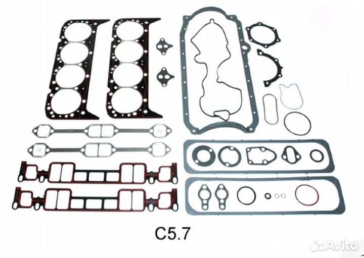 Mercruizer 5.0/5.7 прокладки двигателя