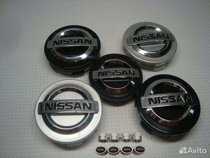 Колпачки заглушки литые диски Ниссан 54,56,58,60