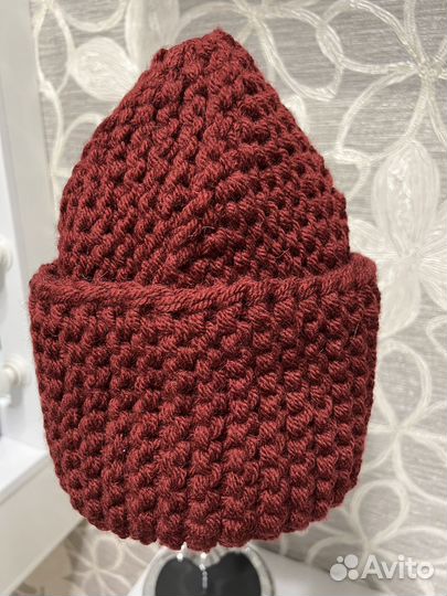 Комплект шапка и снуд женский