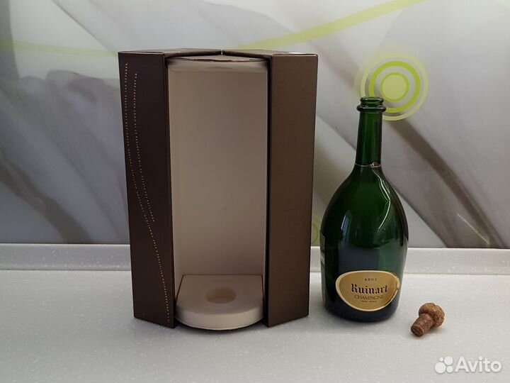 Коробка + пустая бутылка Ruinart
