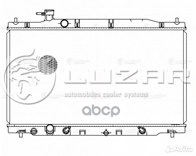 Радиатор honda CR-V 2.4 A/T 06-12 LRC 231ZA luzar