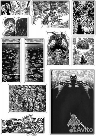 Стикеры по манге Berserk