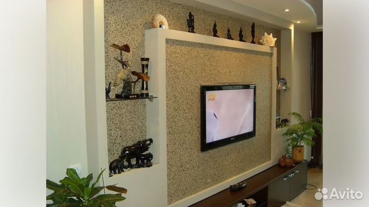 Мраморная эластичная штукатурка