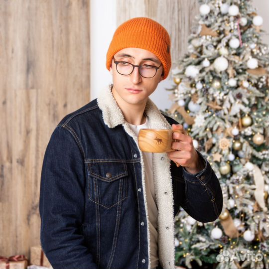 Финская кукса с гравировкой лось