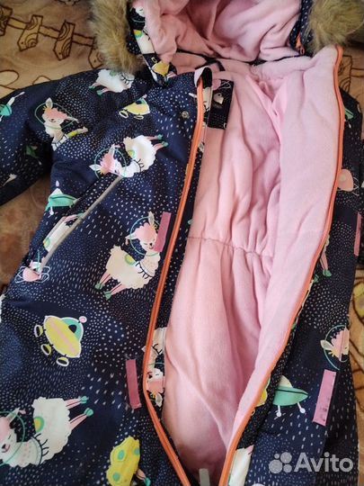 Комбинезон зимний на девочку 98