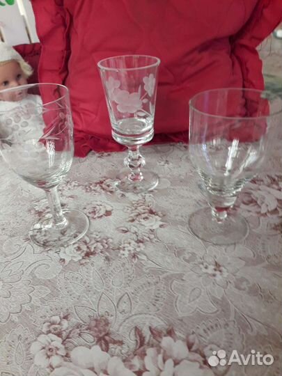 Рюмки, стопки, фужеры, стаканы СССР