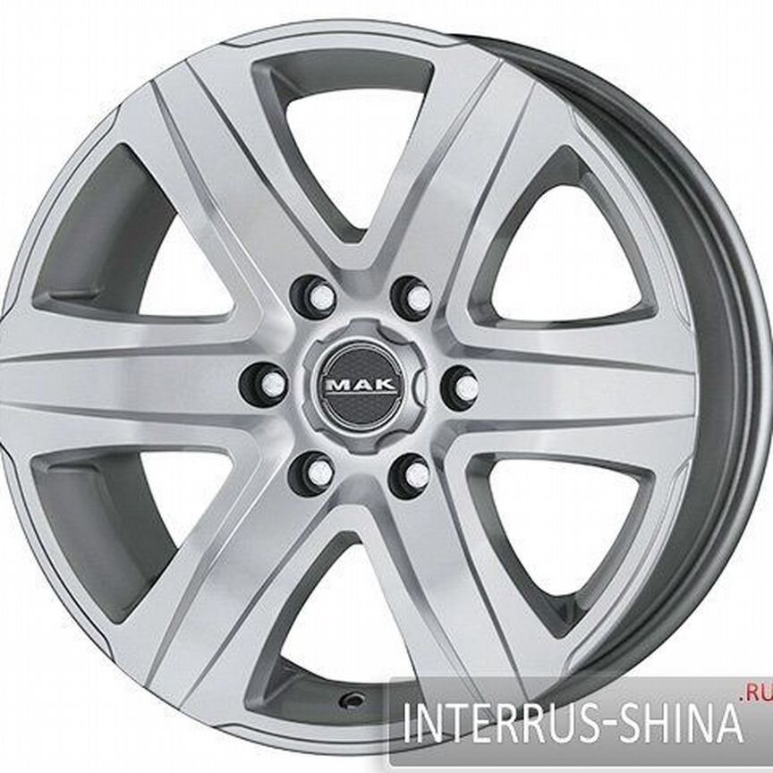 Диски Mak Stone6 8.5x20 6x139.7 ET30 D100.1 Silver