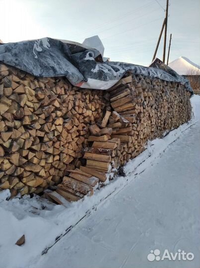 Дрова колотые сухие